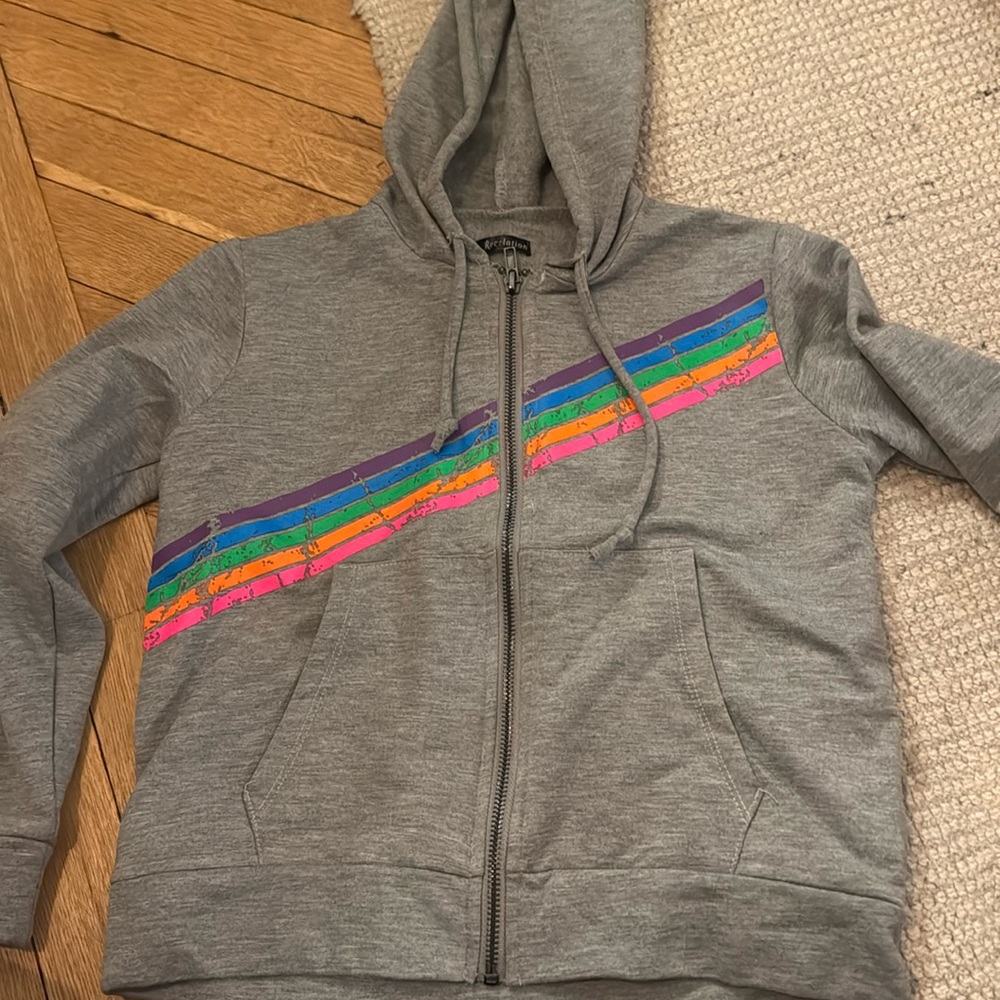 Girls Grey Hoodie